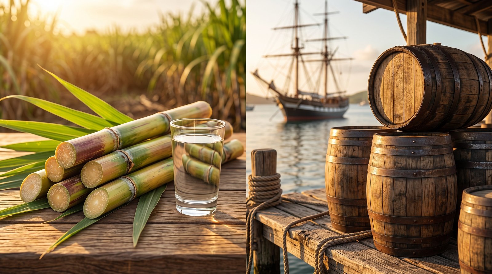 Cachaça Extra Premium e Rum Caribenho em Degustação Nobre