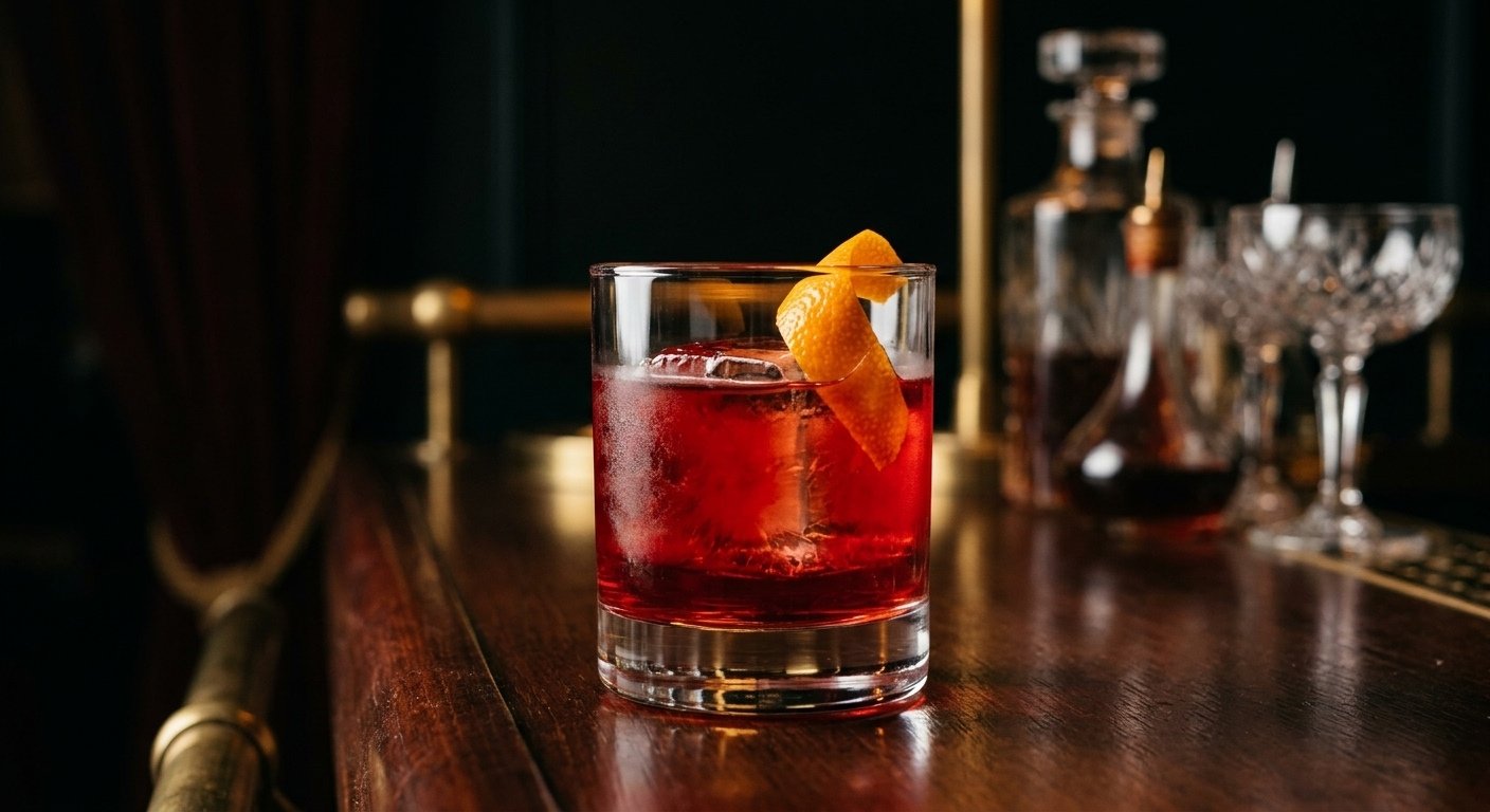 Garrafa de Vermute Rosso e Aperitivos Botânicos com Laranja