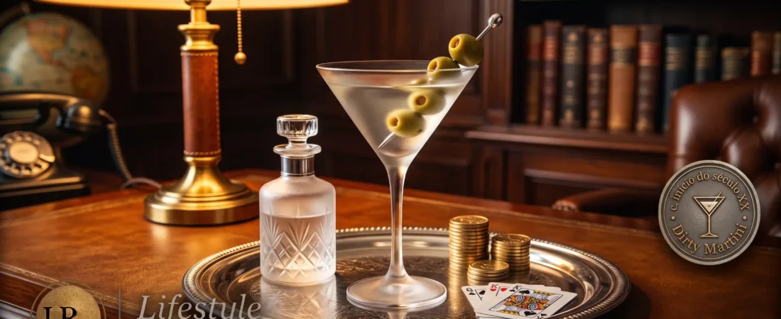 Dirty Martini: história, técnica e receita com salmoura de azeitona