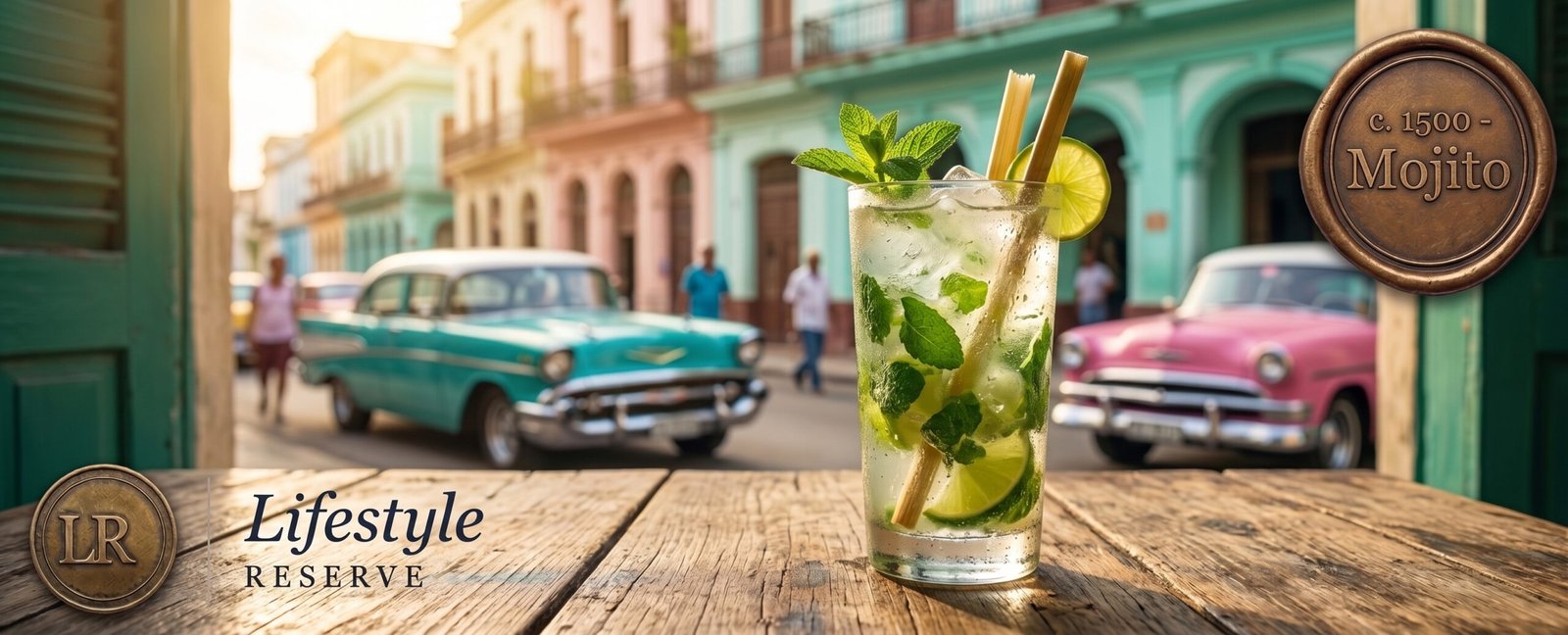 Capa de Mojito — imagem editorial do coquetel
